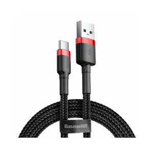 Baseus Cafule Cablu USB-A la  USB-C 3A 0.5m Rosu/Negru