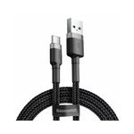 Baseus-Cafule-Cablu-USB-A-la-USB-C-3A-0.5m-Gri-Negru