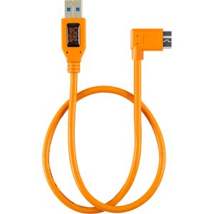 TetherTools TetherPro Cablu Adaptor USB 3.0 la USB 3.0 Micro-B 50cm Portocaliu