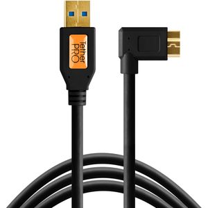 TetherTools TetherPro Cablu USB 3.0 la Micro-B  4.6m Negru