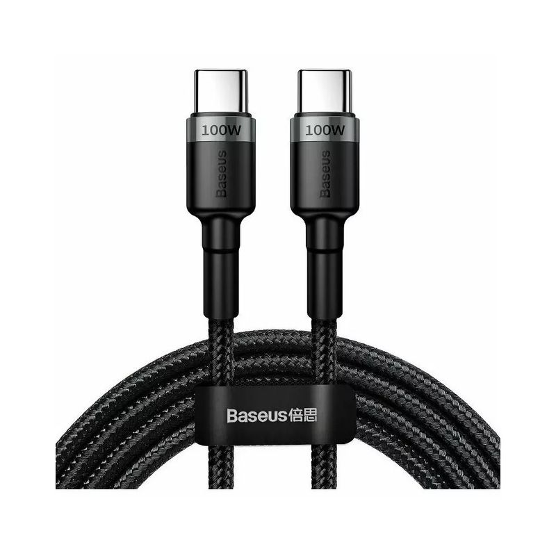 Baseus-Cafule-Cablu-USB-C-PD-2.0-100W-2m-Gri-Negru