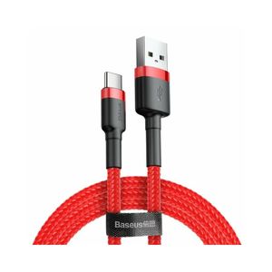 Baseus Cafule Cablu USB-A la USB-C 3A 1m Rosu