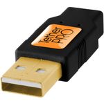 TetherToolsTetherProCabluUSB20laMiniB5Pin46mNegru