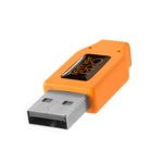 TetherToolsTetherProCabluAdaptorUSB20laMiniB5pin50cmPortocaliu