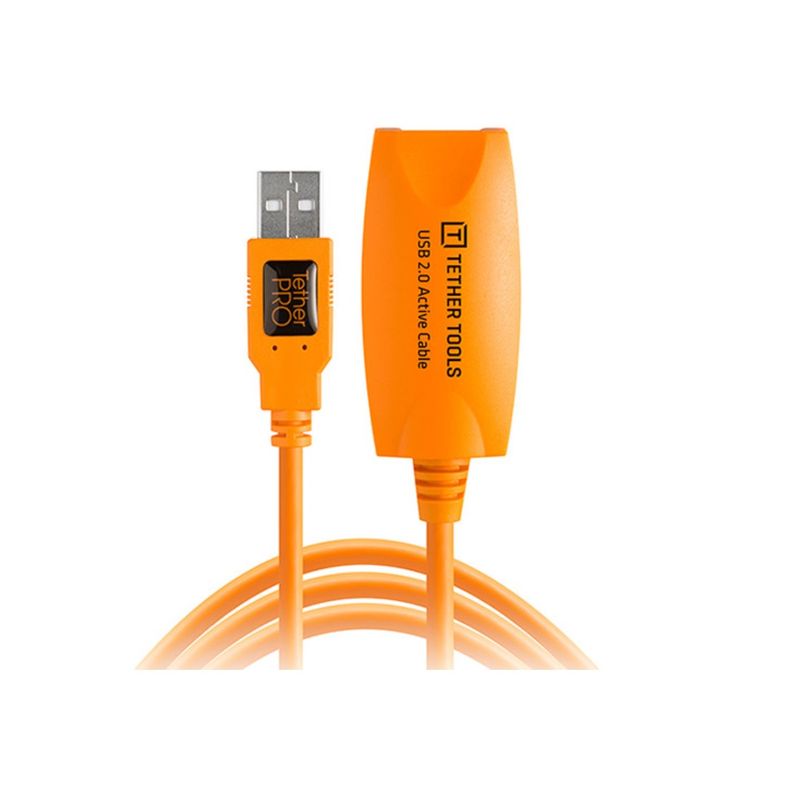 TetherTools-TetherPro-Cablu-USB-2.0-la-USB-Extensie-Mama-5m-Portocaliu