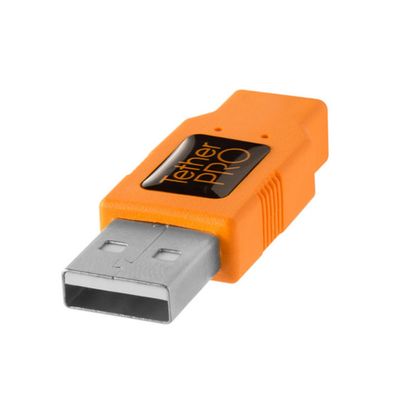 TetherTools TetherPro Cablu USB 2.0 la USB Extensie Mama 5m Portocaliu