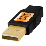 TetherToolsTetherProCabluUSB20laMiniB8Pin30cmNegru