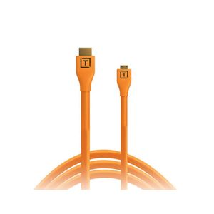 TetherTools TetherPro Cablu HDMI Micro la HDMI 2.0 4.6m Portocaliu