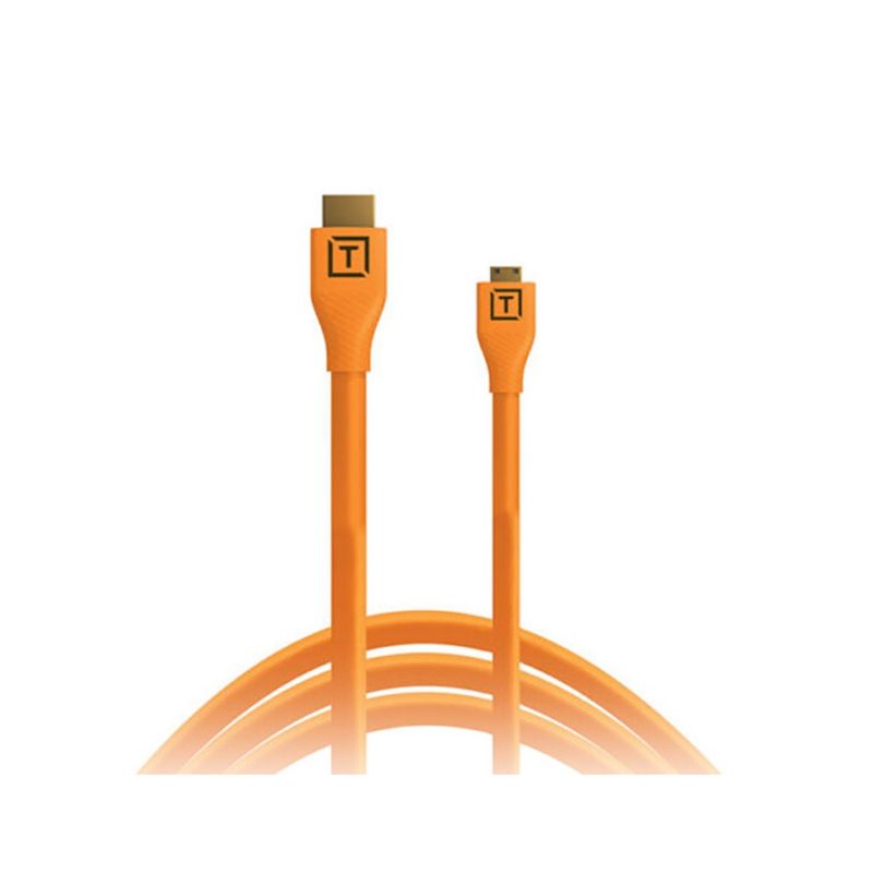 TetherTools-TetherPro-Cablu-HDMI-Micro-la-HDMI-2.0-4.6m-Portocaliu