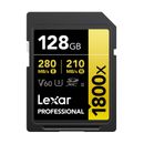 Lexar Card de Memorie SDXC Professional UHS-II BL 1800x 128GB V60 Gold