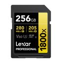 Lexar Card de Memorie SDXC Professional UHS-II BL 1800x 256GB V60 Gold
