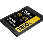 LexarCarddeMemorieSDXCProfessionalUHSIIBL1800x256GBV60Gold
