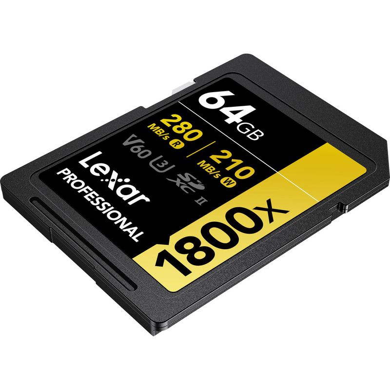 Lexar-Card-de-Memorie-SDXC-Professional-UHS-II-BL-1800x-64GB-V60-Gold-4