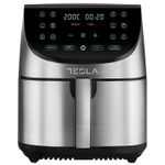 TeslaAF701BXFriteuzaInoxcuAerCald1700W7LPanoudigital12programeNegru