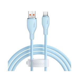 Baseus Pudding Cablu Fast Charge USB la USB-C 100W 1.2m Albastru