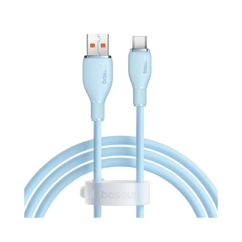Baseus-Pudding-Cablu-Fast-Charge-USB-la-USB-C-100W-1.2m-Albastru