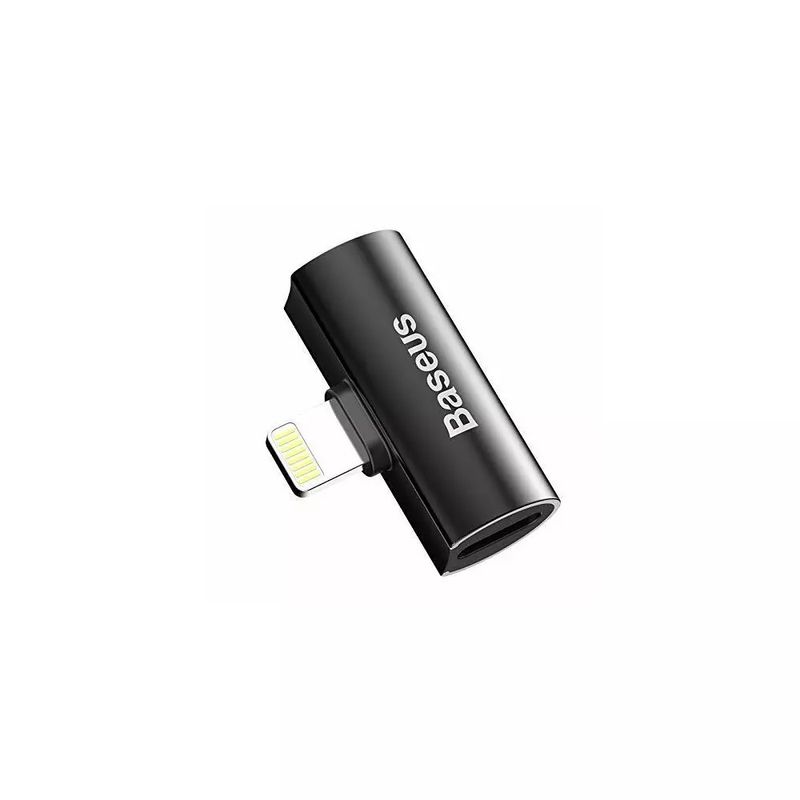 Baseus-L46-Adaptor-Audio-Lightning-Negru