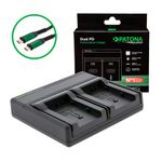 Patona-Incarcator-Premium-Dual-PD-pentru-Canon-BP-808-BP-809-BP-819-Intrare-iesire-USB-C