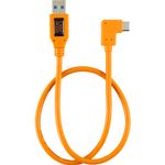 Tether-Tools-TetherPro-Cablu-Adaptor-USB-3.0-la-USB-C-tip--Pigtail--50cm-Portocaliu