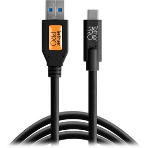 Tether Tools TetherPro Cablu USB 3.0 la USB-C 4.6m Negru