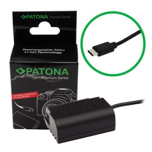 Patona Premium Adaptor Acumulator cu intrare USB-C pentru Panasonic DMW-BLK22