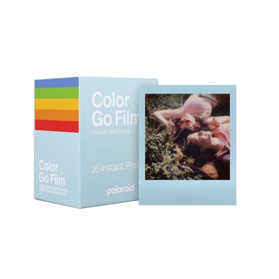Polaroid Go Pachet Dublu Hartie Foto Rama Albastra