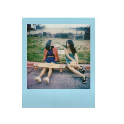 Polaroid Go Pachet Dublu Hartie Foto Rama Albastra