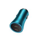 BaseusIncarcatorAutoGoldenContactorProDualFastChargeCC40WAlbastru