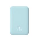 BaseusAcumulatorExternMagneticMiniWirelessFastCharge6000mAh20WAlbastruCabluUSBC30cm