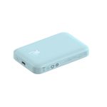 BaseusAcumulatorExternMagneticMiniWirelessFastCharge6000mAh20WAlbastruCabluUSBC30cm