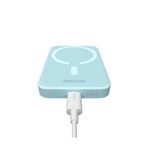 BaseusAcumulatorExternMagneticMiniWirelessFastCharge6000mAh20WAlbastruCabluUSBC30cm