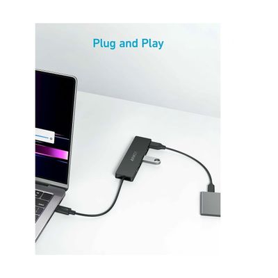 Anker Hub USB-C Data 4-in-1 5Gbps Negru
