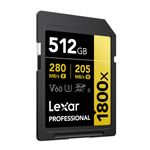 LexarCarddeMemorieSDXCProfessionalUHSIIBL1800x512GBV60Gold