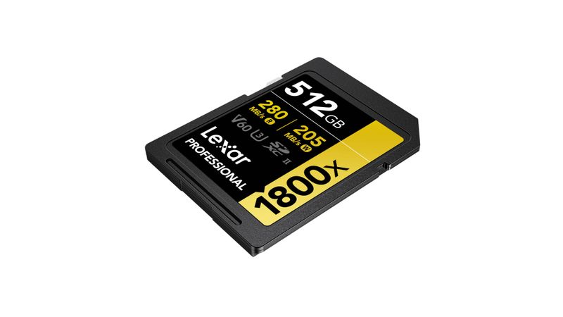 Lexar Card de Memorie SDXC Professional UHS-II BL 1800x 512GB V60