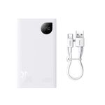 BaseusAdaman2AcumulatorExtern20000mAh30WAlbCabluUSBUSBC03m