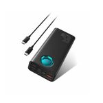 BaseusAcumulatorExternAmblight26800mAhNegruCabluUSBC100W1m