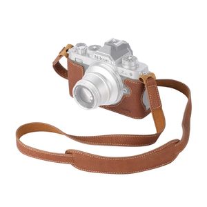 SmallRig 3481 Leather Half Case with Shoulder Strap pentru Nikon Z fc