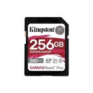 Kingston Canvas React Plus Card de Memorie SDXC 256GB UHS-II U3 Clasa 10 V60