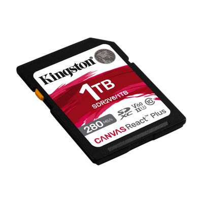 Kingston Canvas React Plus Card de Memorie SDXC 1TB UHS-II U3 Clasa 10 V60