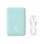 BaseusMagneticMiniAirWirelessAcumulatorExtern10000mAh20WAlbastruCabluUSBC30cm