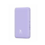 BaseusMagneticMiniWirelessAcumulatorExtern5000mAh20WVioletCabluUSBC30cm
