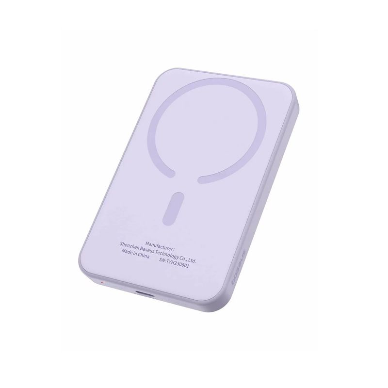 Baseus-Magnetic-Mini-Wireless-Acumulator-Extern-5000mAh-20W-Violet---Cablu-USB-C-30cm.3