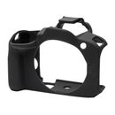 EasyCover Carcasa Protectie din Silicon Neagra pentru Canon R50