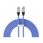BaseusCoolPlayCabluFastChargeUSBC100W2mAlbastru