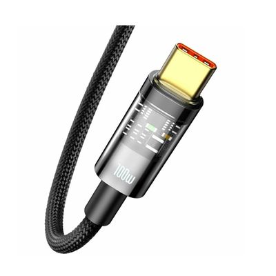 Baseus Explorer Cablu USB la USB-C 100W 2m Negru