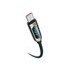BaseusDisplayCabluFastChargeUSBC100W1mVerde