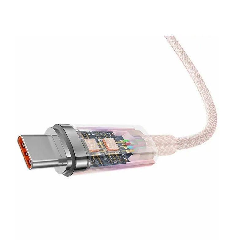 Baseus-Explorer-Series-Cablu-USB-la-USB-C-100W-1m-Roz.2