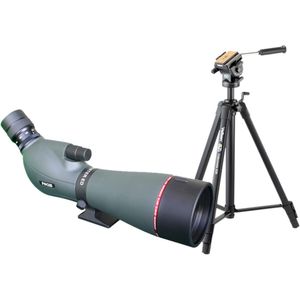 Kit Focus Viewmaster 20-60x80 cu Trepied Velbon Videomate 638