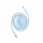 Baseus-Free2Draw-Mini-Cablu-Retractabil-USB-C-100W-1m-Albastru