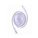 Baseus Free2Draw Mini Cablu Retractabil USB-C 100W 1m Violet